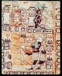 Detail aus einem Maya-Codex